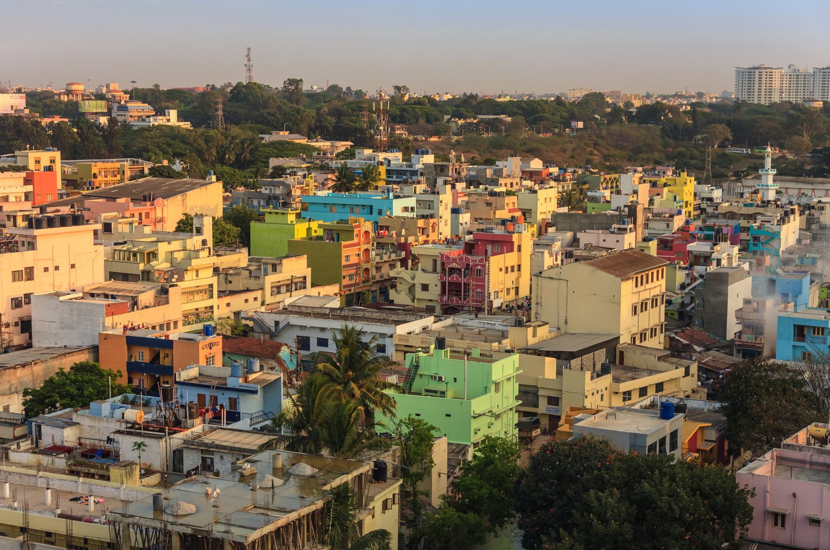 Bangalore City skyline India