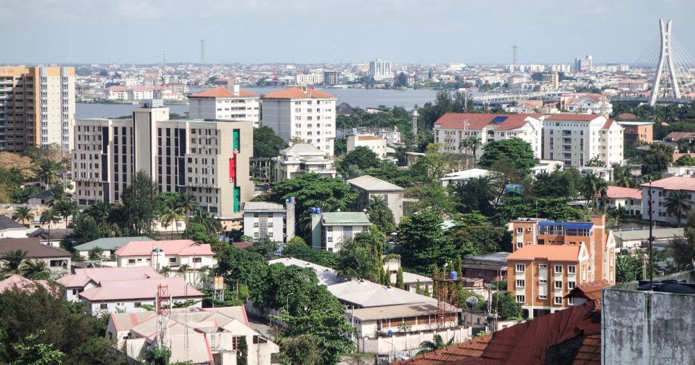 Busy developing city of Lagos