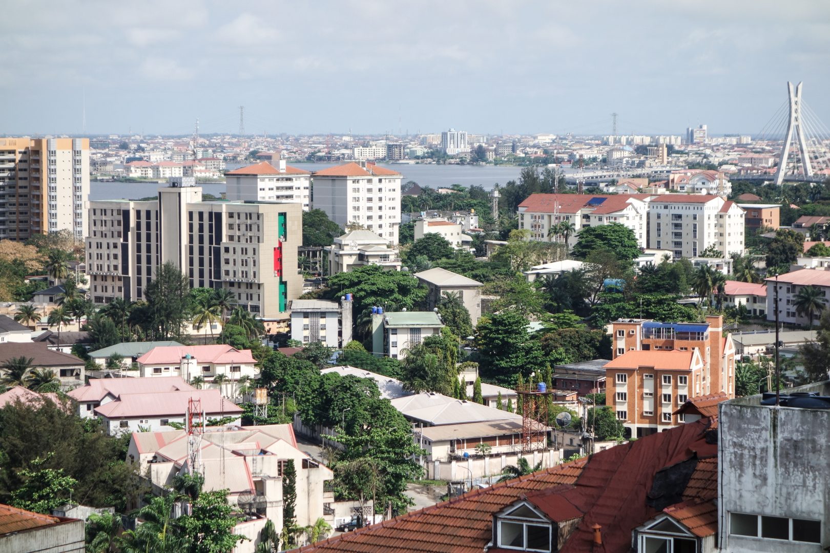 Busy developing city of Lagos